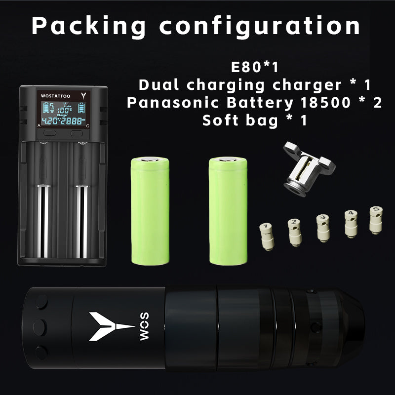 2025 WOS Latest Wireless Tattoo Pen E80