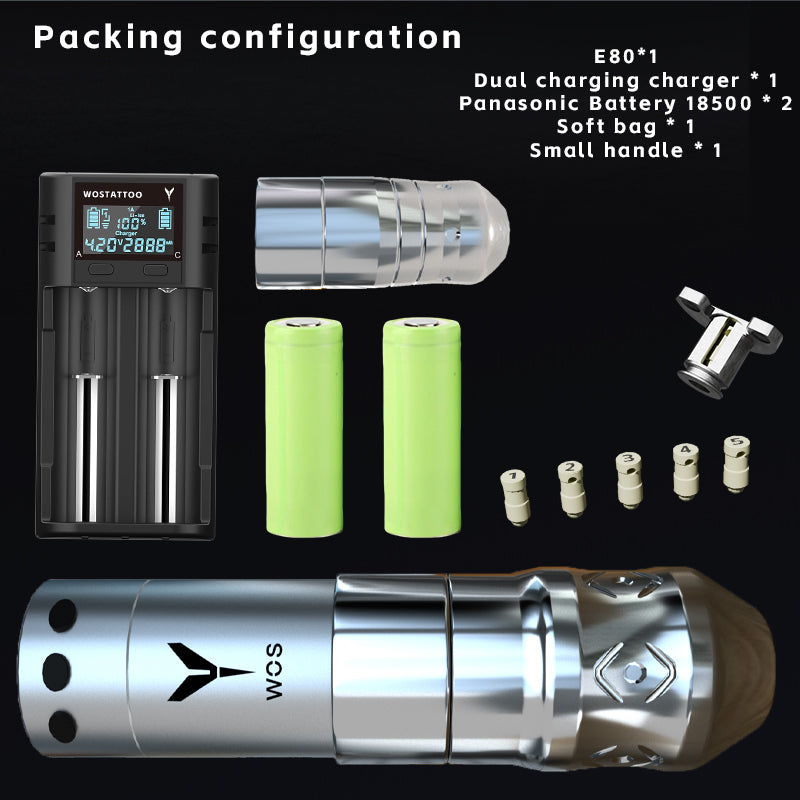 2025 WOS Latest Wireless Tattoo Pen E80