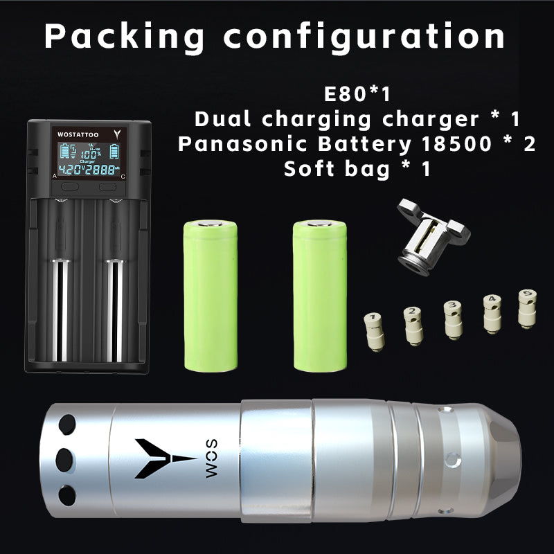 2025 WOS Latest Wireless Tattoo Pen E80