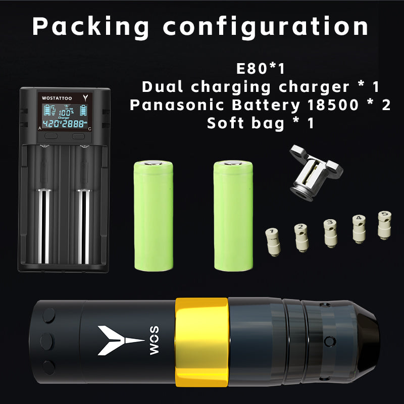 2025 WOS Latest Wireless Tattoo Pen E80