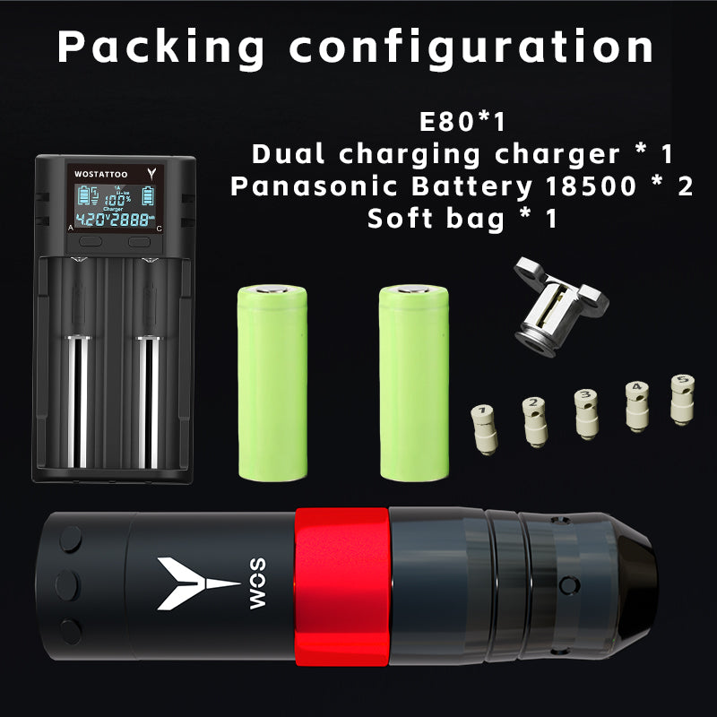 2025 WOS Latest Wireless Tattoo Pen E80