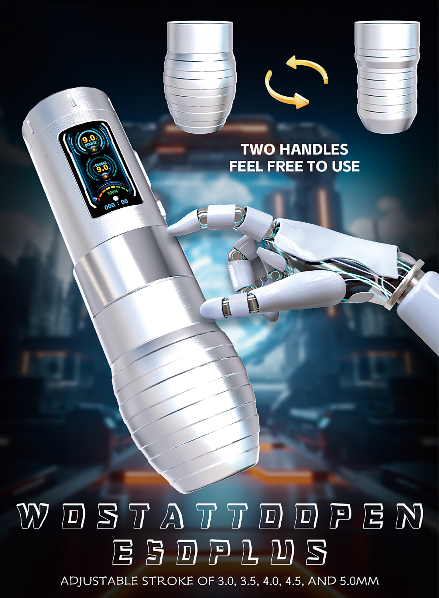 2025 WOS Latest Wireless Tattoo Pen E50 Plus