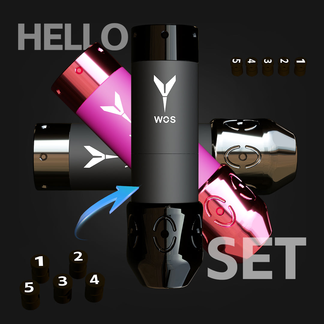 2024 WOS Latest Wireless Tattoo Pen E60 set
