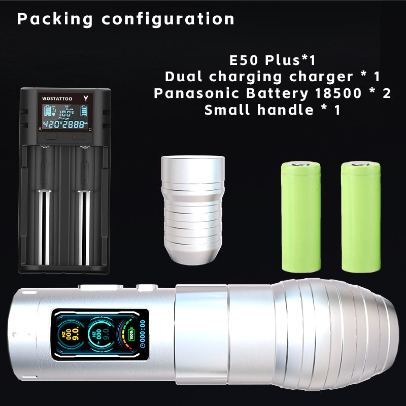 2025 WOS Latest Wireless Tattoo Pen E50 Plus