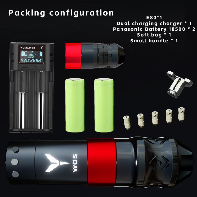 2025 WOS Latest Wireless Tattoo Pen E80