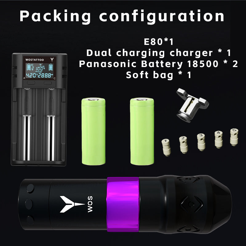 2025 WOS Latest Wireless Tattoo Pen E80