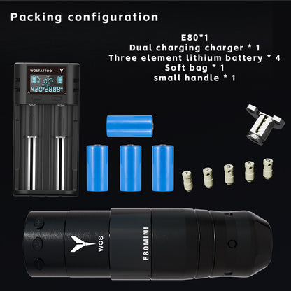 2025 WOS Latest Wireless Tattoo Pen E80Mini