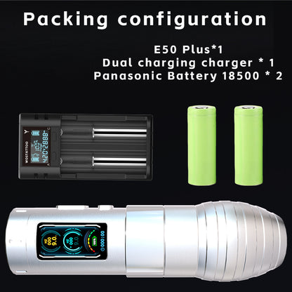 2025 WOS Latest Wireless Tattoo Pen E50 Plus