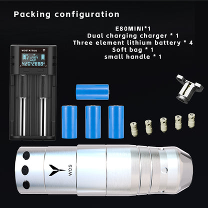2025 WOS Latest Wireless Tattoo Pen E80Mini