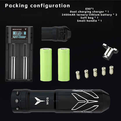 2026 WOS Latest Wireless Tattoo Pen E80