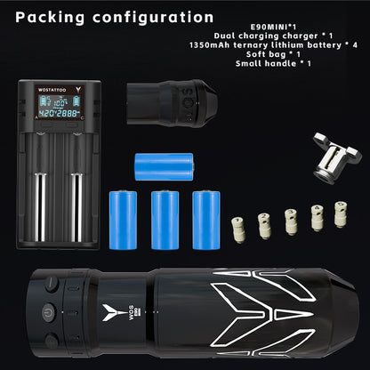 2026 WOS Latest Wireless Tattoo Pen E90Mini