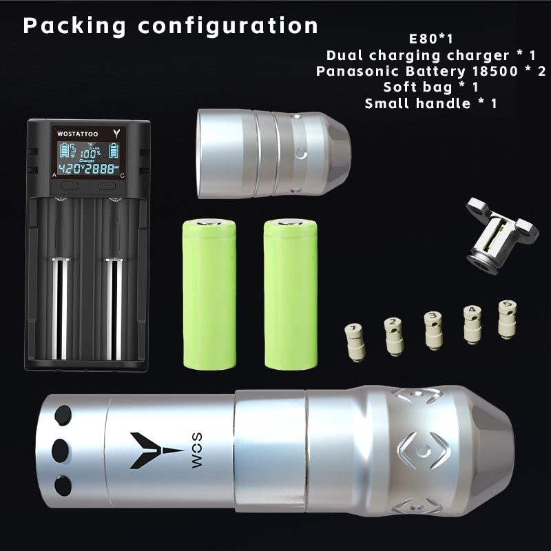 2025 WOS Latest Wireless Tattoo Pen E80