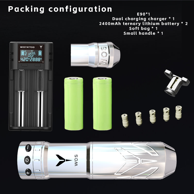 2026 WOS Latest Wireless Tattoo Pen E80
