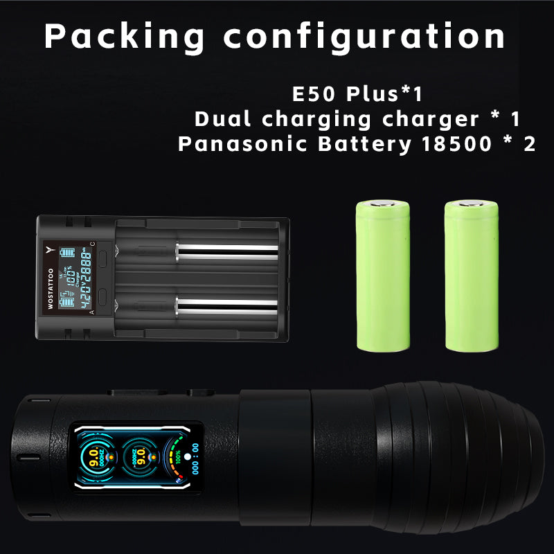 2025 WOS Latest Wireless Tattoo Pen E50 Plus