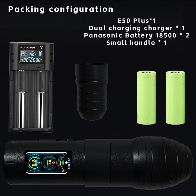 2025 WOS Latest Wireless Tattoo Pen E50 Plus
