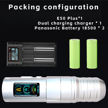 2025 WOS Latest Wireless Tattoo Pen E50 Plus