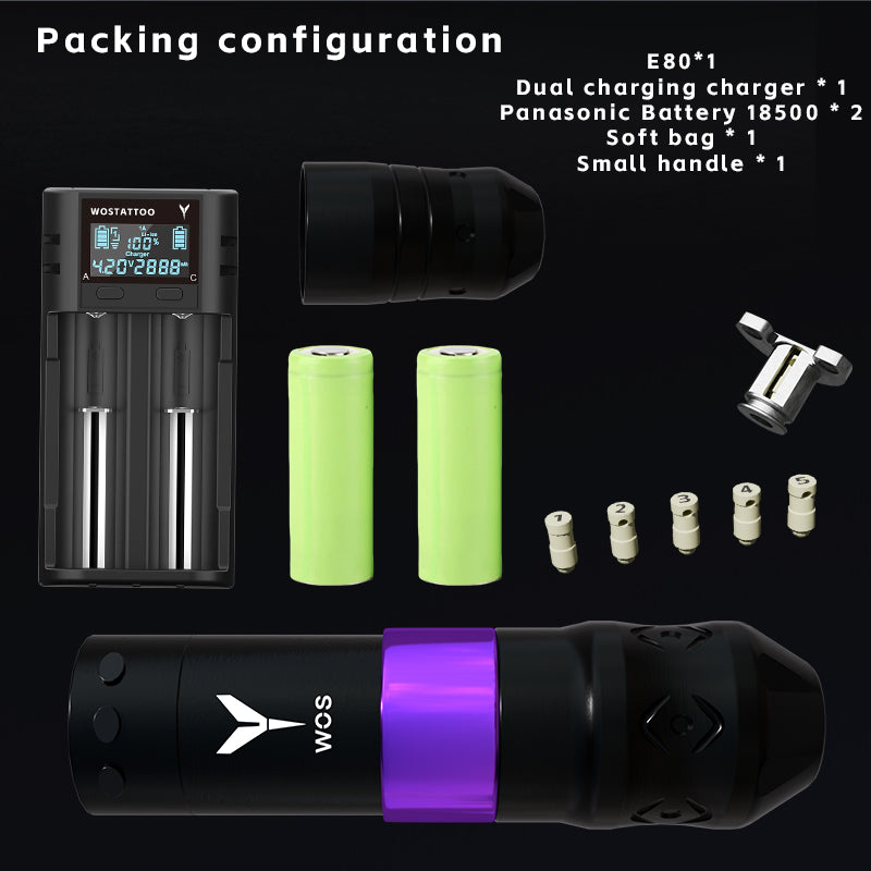 2025 WOS Latest Wireless Tattoo Pen E80