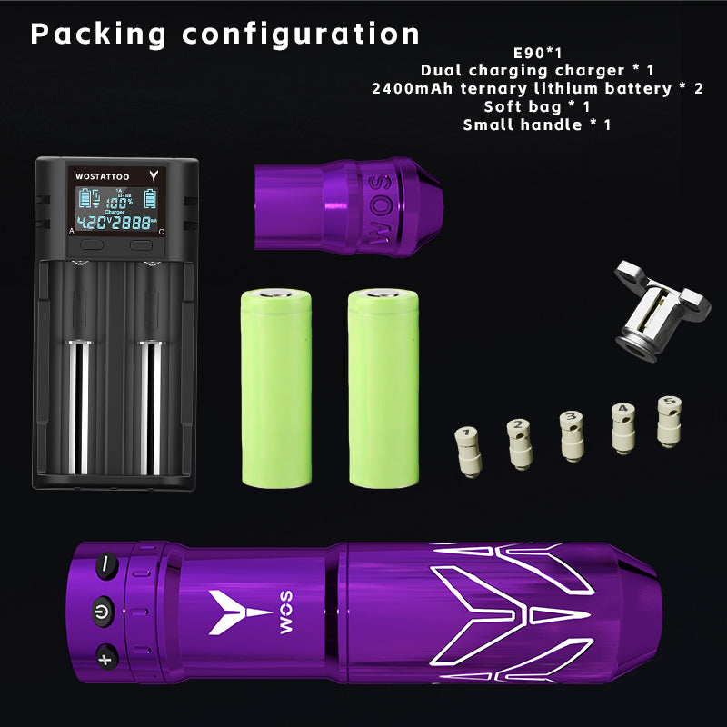 2026 WOS Latest Wireless Tattoo Pen E80